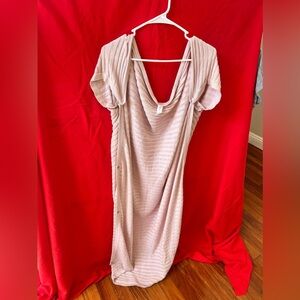 lululemon athletica Light Blush Ribbed Knit Top